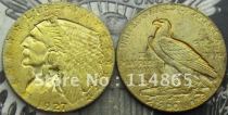1927 $2 1/2 Indian Head Eagle Gold Coin COPY FREE SHIPPING