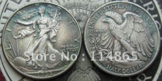 1938-D Walking Liberty Half DollarCOIN COPY FREE SHIPPING