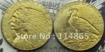 1913 $2 1/2 Indian Head Eagle Gold Coin COPY FREE SHIPPING
