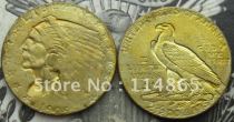 1929 $2 1/2 Indian Head Eagle Gold Coin COPY FREE SHIPPING
