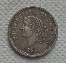 USA 1868 $5 Dual Denomination $5-25 Francs Patterns COPY COIN commemorative coins