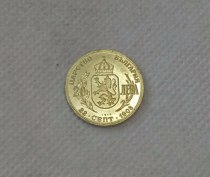 1912 Bulgaria Ferdinand I Restrike 20 Leva Gold Copy Coin commemorative coins