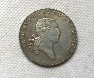 1812 Poland Duchy of Warsaw Friedrich August Talar  Silver Copy Coin commemorative coins