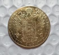1874 Austria 4 Ducat Gold Copy Coin commemorative coins