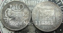 10 Korun 1933 Czechoslovakia  COPY commemorative coins