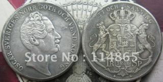 1846 Sweden Riksdale Copy Coin commemorative coins