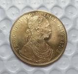1873 Austria 4 Ducat Gold Copy Coin commemorative coins