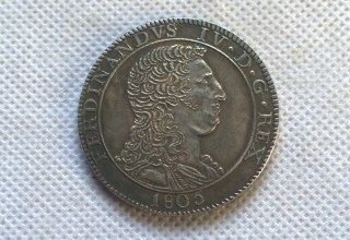 1805 Italian states 120 Grana Ferdinando IV Silver Copy Coin commemorative coins