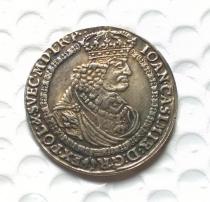 Talar 1661 - Jan Kazimierz - Bydgoszcz - Medal - Poland Copy Coin commemorative coins