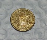 1865 France Gold 20 Francs Copy Coin commemorative coins