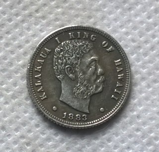 HAWAII 1883 SILVER DIME Copy Coin commemorative coins