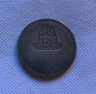1808 GERONA FERNANDO VII EN UNA CALIDAD MUY BONITA SPAIN COPY commemorative coins