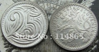 Czechoslovakia 25 Haleru 1932 COPY commemorative coins