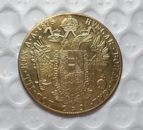 1878 Austria 4 Ducat Gold Copy Coin commemorative coins