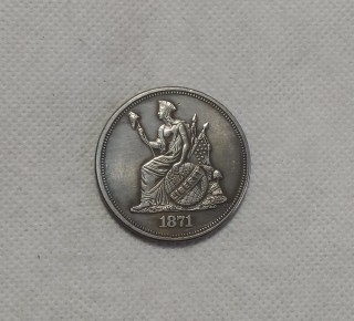 USA Type:#2 1871 Indian Headdress Dollar Patterns COPY commemorative coins