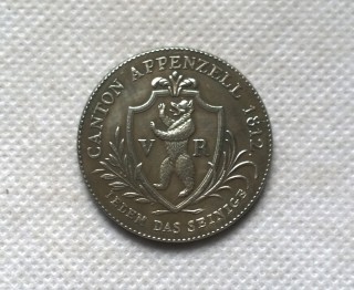 1812 Switzerland 2 FRANK Silver Copy Coin commemorative coins