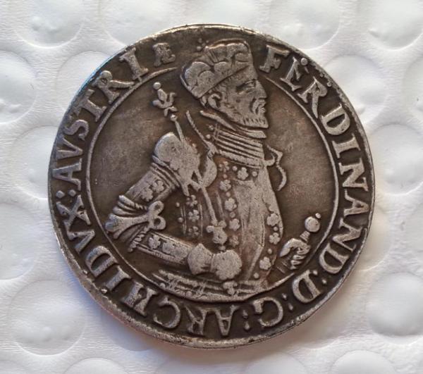 Austria Ferdinant II 1595 Holy Roman Empire Taler Coin Medal Copy Coin