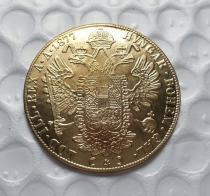 1877 Austria 4 Ducat Gold Copy Coin commemorative coins