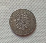 1888 German states (Prussia)5 Mark - Friedrich III  COPY COIN commemorative coins-replica coins medal coins collectibles