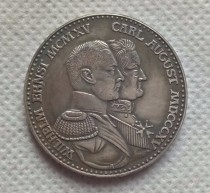 Grand duchy of Saxe-Weimar-Eisenach 1915 Germany 3 Mark - Wilhelm Ernst COPY COIN FREE SHIPPING