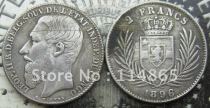 CONGO FREE STATE 2 FRANCS 1896 COPY commemorative coins