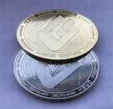 Dash Litecoin Ethereum Coins Currency Collection Physical Gift Collection Art Antique Home Holiday Deco Imitation