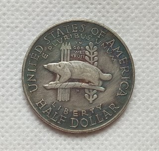 1936 Wisconsin Commemorative Silver Half Dollar  COPY commemorative coins