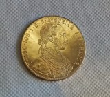 1890-1894 Austria 4 Ducat Gold Copy Coin commemorative coins