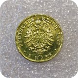 1877 German states 5 Mark - Friedrich I Gold copy coins commemorative coins-replica coins medal coins collectibles badge
