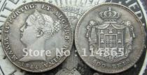 PORTUGAL 500 REIS 1844 COIN COPY FREE SHIPPING