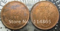 DENMARK 5 ORE 1875  COPY commemorative coins