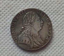 1787 United Kingdom 1 Shilling - George III COPY COIN commemorative coins