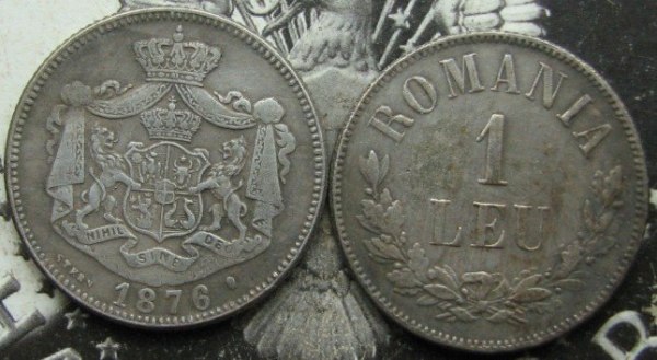 ROMANIA 1 LEU 1876 COPY commemorative coins