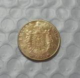 1859 France Gold 50 Francs Copy Coin commemorative coins