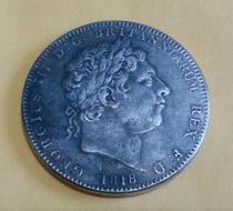 1818 UK King George III Crown Copy Coin commemorative coins