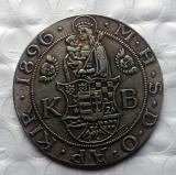 Austria Hungary 1896 Thaler FRANCIS JOSEF super coin RARE COPY commemorative coins