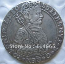 Poland : Litva TALAR - STEPHAN BATORY 1580 COPY commemorative coins