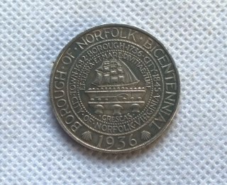 1936 NORFOLK Commemorative Half Dollar Coin  COPY commemorative coins