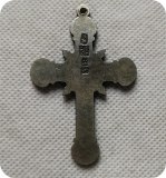 Silver Plated classic Jesus cross 65MMX43