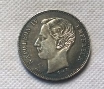 1874 FRANCE 5 Francs Napoleon IV  Silver COPY commemorative coins