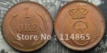 1892 DENMARK 1 ORE COIN  COPY commemorative coins