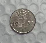1932-POLAND-1-GULDEN-DANZIG-Copy Coin commemorative coins