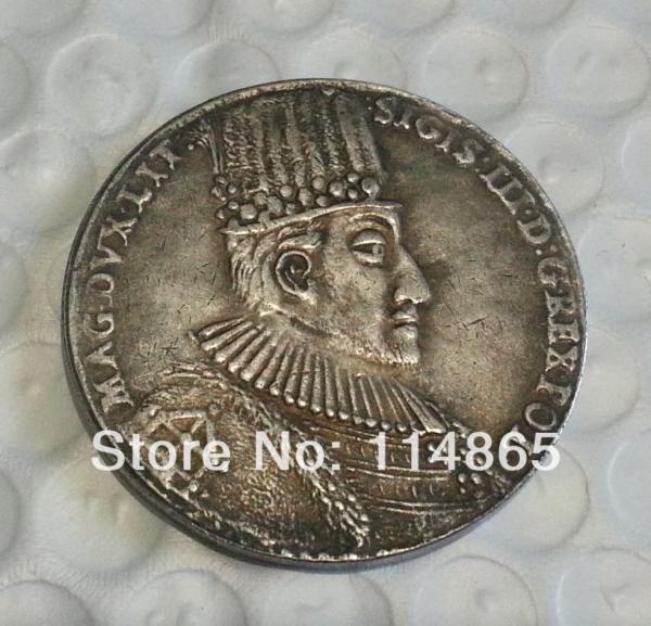 Poland Lithuania THALER 1587 - Sigismund III Copy Coin commemorative coins