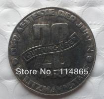 Poland : 20 MARK 1943 GETTO Juden COPY commemorative coins