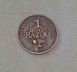 One Brass Razoo Australia's Mythical Coin L-425 COPY commemorative coins-replica coins medal coins collectibles