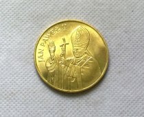 1982 POLAND 10000 ZLOTYCH GOLD POPE JOHN PAUL II Copy commemorative coins