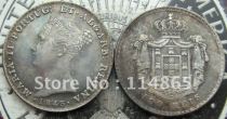 PORTUGAL 500 REIS 1845 COIN COPY FREE SHIPPING