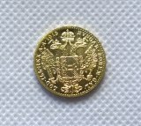1915 Austria 1 Ducat Gold Copy Coin commemorative coins