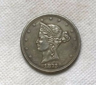 USA 1873 Beaded Coronet Trade Dollar Patterns COPY commemorative coins