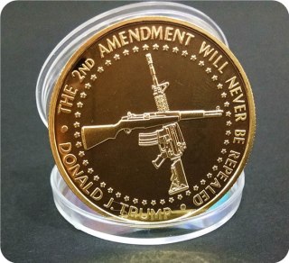 New Popular Trump Commemorative Coin Trump Bitcoin Metal
